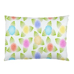 Fruit Grapes Purple Yellow Blue Pink Rainbow Leaf Green Pillow Case by Mariart