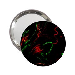 Paint Black Red Green 2 25  Handbag Mirrors by Mariart