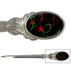 Paint Black Red Green Letter Openers