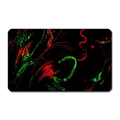 Paint Black Red Green Magnet (rectangular)