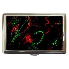 Paint Black Red Green Cigarette Money Cases by Mariart