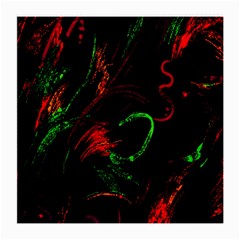 Paint Black Red Green Medium Glasses Cloth (2-side) by Mariart