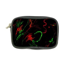 Paint Black Red Green Coin Purse by Mariart