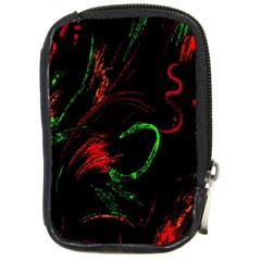 Paint Black Red Green Compact Camera Cases by Mariart