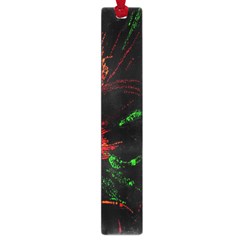 Paint Black Red Green Large Book Marks by Mariart