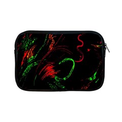 Paint Black Red Green Apple Ipad Mini Zipper Cases by Mariart