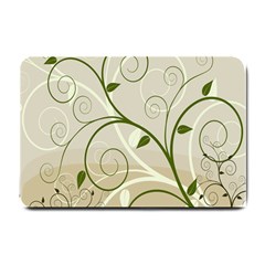 Leaf Sexy Green Gray Small Doormat  by Mariart