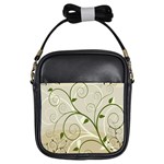 Leaf Sexy Green Gray Girls Sling Bags Front