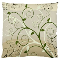 Leaf Sexy Green Gray Standard Flano Cushion Case (one Side) by Mariart