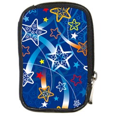 Line Star Space Blue Sky Light Rainbow Red Orange White Yellow Compact Camera Cases by Mariart