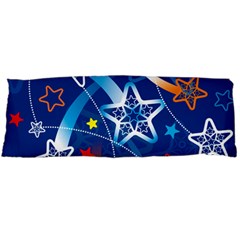 Line Star Space Blue Sky Light Rainbow Red Orange White Yellow Body Pillow Case (dakimakura) by Mariart