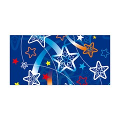 Line Star Space Blue Sky Light Rainbow Red Orange White Yellow Yoga Headband by Mariart