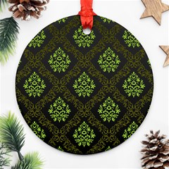 Leaf Green Ornament (round)