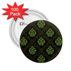 Leaf Green 2 25  Buttons (100 Pack) 