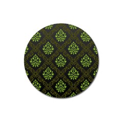 Leaf Green Magnet 3  (round)