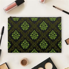 Leaf Green Cosmetic Bag (large)  by Mariart