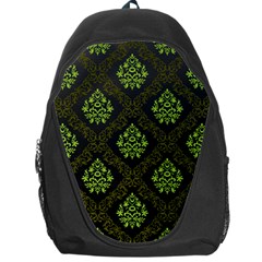 Leaf Green Backpack Bag by Mariart