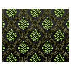 Leaf Green Double Sided Flano Blanket (medium)  by Mariart