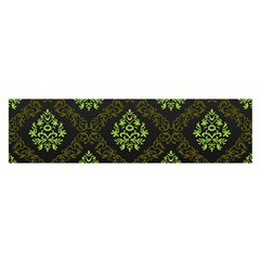 Leaf Green Satin Scarf (oblong) by Mariart