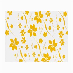 Shamrock Yellow Star Flower Floral Star Small Glasses Cloth (2-side) by Mariart