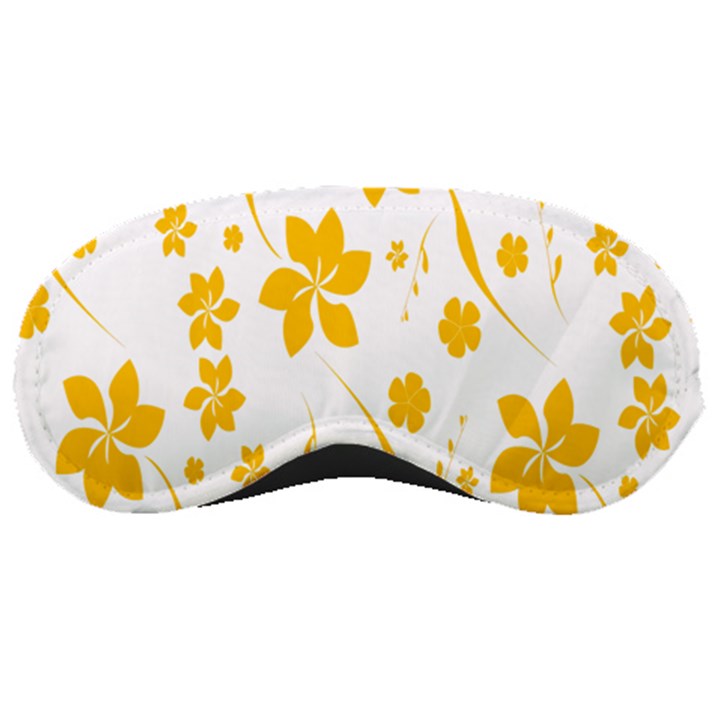 Shamrock Yellow Star Flower Floral Star Sleeping Masks