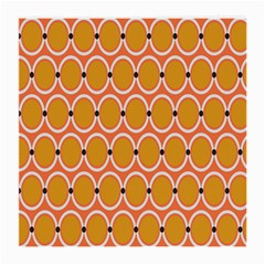 Orange Circle Polka Medium Glasses Cloth