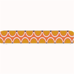 Orange Circle Polka Small Bar Mats