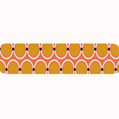 Orange Circle Polka Large Bar Mats