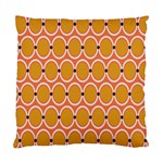 Orange Circle Polka Standard Cushion Case (Two Sides) Front