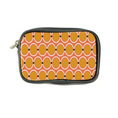 Orange Circle Polka Coin Purse