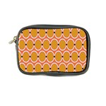 Orange Circle Polka Coin Purse Front