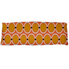 Orange Circle Polka Body Pillow Case (Dakimakura)