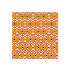 Orange Circle Polka Satin Bandana Scarf