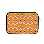 Orange Circle Polka Apple MacBook Pro 15  Zipper Case Front