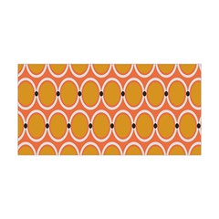 Orange Circle Polka Yoga Headband