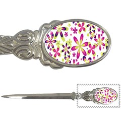 Star Flower Purple Pink Letter Openers by Mariart