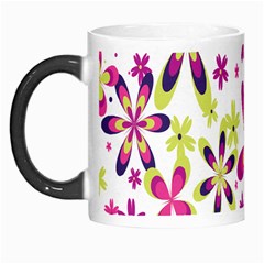 Star Flower Purple Pink Morph Mugs by Mariart