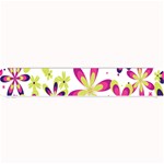 Star Flower Purple Pink Small Bar Mats 24 x4  Bar Mat