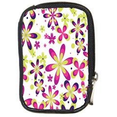 Star Flower Purple Pink Compact Camera Cases by Mariart