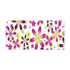 Star Flower Purple Pink Yoga Headband by Mariart