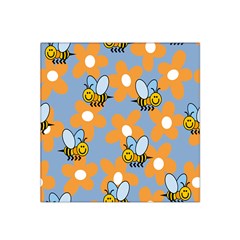 Wasp Bee Honey Flower Floral Star Orange Yellow Gray Satin Bandana Scarf by Mariart