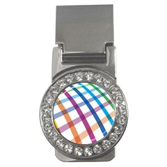 Webbing Line Color Rainbow Money Clips (cz)  by Mariart