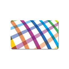 Webbing Line Color Rainbow Magnet (name Card)