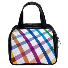 Webbing Line Color Rainbow Classic Handbags (2 Sides) by Mariart