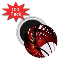 Webbing Red 1 75  Magnets (100 Pack)  by Mariart