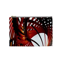 Webbing Red Cosmetic Bag (medium) 