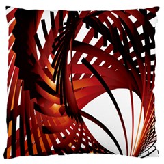 Webbing Red Standard Flano Cushion Case (two Sides) by Mariart