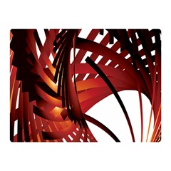 Webbing Red Double Sided Flano Blanket (mini)  by Mariart