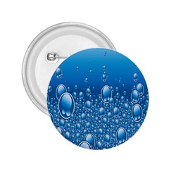 Water Bubble Blue Foam 2 25  Buttons