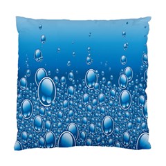 Water Bubble Blue Foam Standard Cushion Case (two Sides) by Mariart